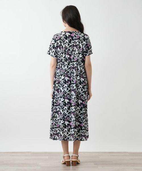Leilian PLUS HOUSE / レリアンプラスハウス ドレス | プリントフレアワンピース【MUSE BY ROCHAS Premiere】 | 詳細7