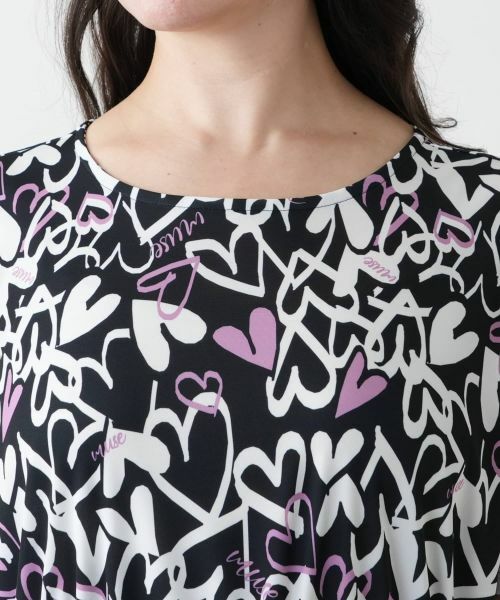 Leilian PLUS HOUSE / レリアンプラスハウス ドレス | プリントフレアワンピース【MUSE BY ROCHAS Premiere】 | 詳細8