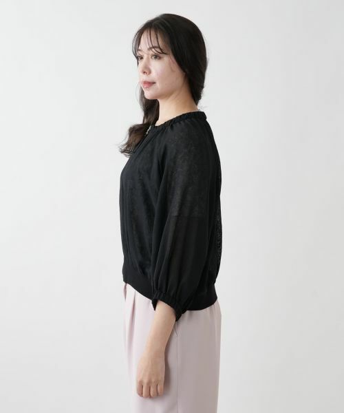 Leilian PLUS HOUSE / レリアンプラスハウス その他アウター | シアーブルゾン【MUSE BY ROCHAS Premiere】 | 詳細5