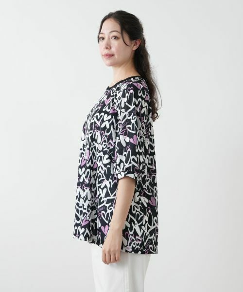 Leilian PLUS HOUSE / レリアンプラスハウス シャツ・ブラウス | 【店舗人気】プリントチュニックブラウス【MUSE BY ROCHAS Premiere】 | 詳細5