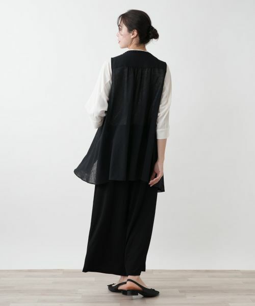 Leilian PLUS HOUSE / レリアンプラスハウス テーラードジャケット | ロングニットベスト【MUSE BY ROCHAS Premiere】 | 詳細3