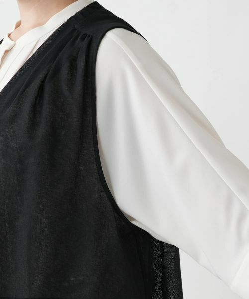 Leilian PLUS HOUSE / レリアンプラスハウス テーラードジャケット | ロングニットベスト【MUSE BY ROCHAS Premiere】 | 詳細9