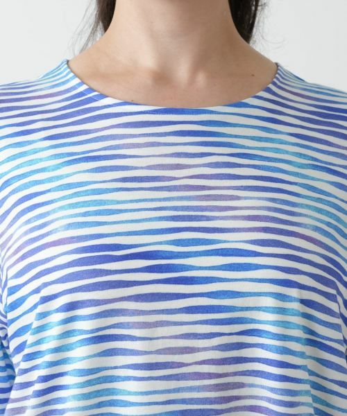 Leilian PLUS HOUSE / レリアンプラスハウス カットソー | プリントクルーネックカットソー【MUSE BY ROCHAS Premiere】 | 詳細10