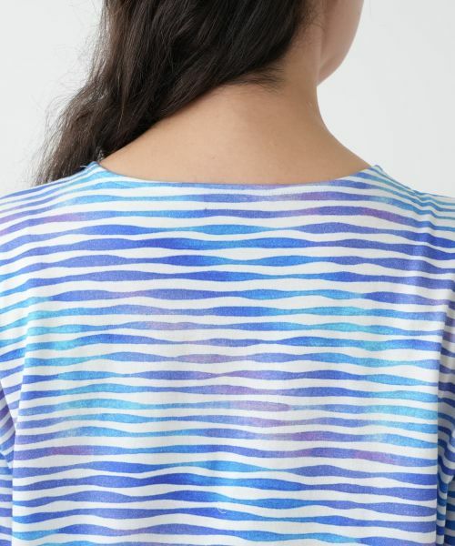 Leilian PLUS HOUSE / レリアンプラスハウス カットソー | プリントクルーネックカットソー【MUSE BY ROCHAS Premiere】 | 詳細11