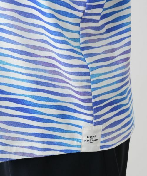 Leilian PLUS HOUSE / レリアンプラスハウス カットソー | プリントクルーネックカットソー【MUSE BY ROCHAS Premiere】 | 詳細13
