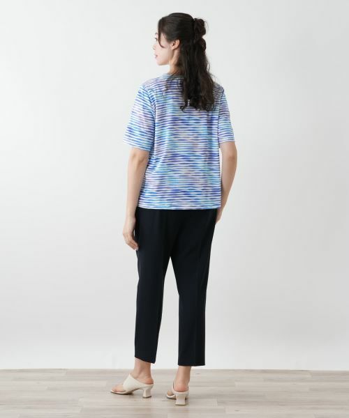 Leilian PLUS HOUSE / レリアンプラスハウス カットソー | プリントクルーネックカットソー【MUSE BY ROCHAS Premiere】 | 詳細6