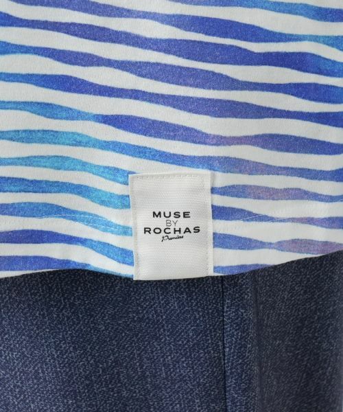 Leilian PLUS HOUSE / レリアンプラスハウス カットソー | プリント変形ネックカットソー【MUSE BY ROCHAS Premiere】 | 詳細15