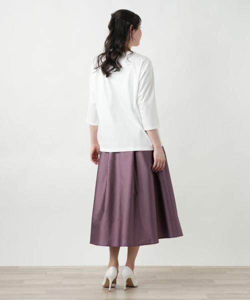 Leilian PLUS HOUSE / レリアンプラスハウス カットソー | 【店舗人気】刺繍クルーネックカットソー【MUSE BY ROCHAS Premiere】 | 詳細3