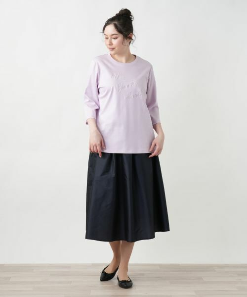 Leilian PLUS HOUSE / レリアンプラスハウス カットソー | 【店舗人気】刺繍クルーネックカットソー【MUSE BY ROCHAS Premiere】 | 詳細4