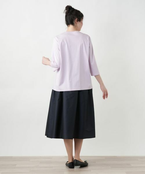 Leilian PLUS HOUSE / レリアンプラスハウス カットソー | 【店舗人気】刺繍クルーネックカットソー【MUSE BY ROCHAS Premiere】 | 詳細6