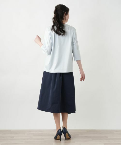 Leilian PLUS HOUSE / レリアンプラスハウス カットソー | 【店舗人気】刺繍クルーネックカットソー【MUSE BY ROCHAS Premiere】 | 詳細9