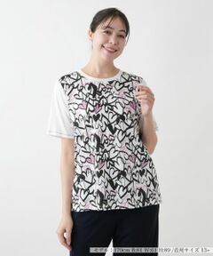 Leilian PLUS HOUSE / レリアンプラスハウス カットソー | 【店舗人気】プリントカットソー【MUSE BY ROCHAS Premiere】