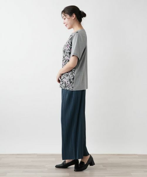 Leilian PLUS HOUSE / レリアンプラスハウス カットソー | 【店舗人気】プリントカットソー【MUSE BY ROCHAS Premiere】 | 詳細5