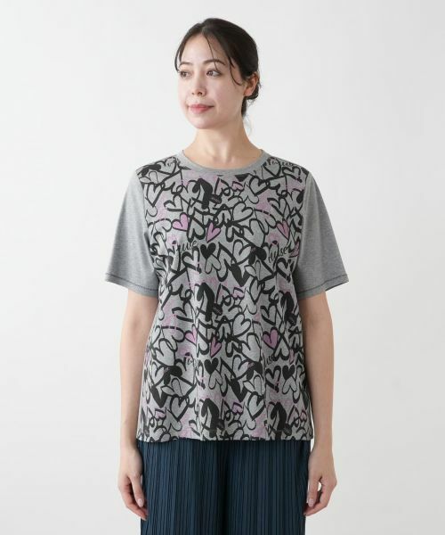 Leilian PLUS HOUSE / レリアンプラスハウス カットソー | 【店舗人気】プリントカットソー【MUSE BY ROCHAS Premiere】 | 詳細7