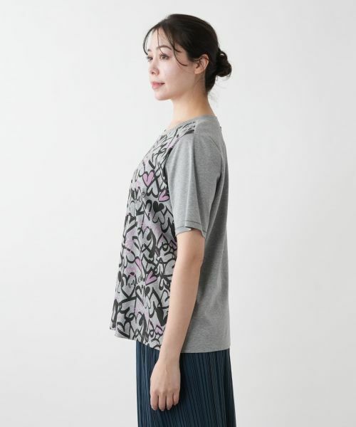 Leilian PLUS HOUSE / レリアンプラスハウス カットソー | 【店舗人気】プリントカットソー【MUSE BY ROCHAS Premiere】 | 詳細8