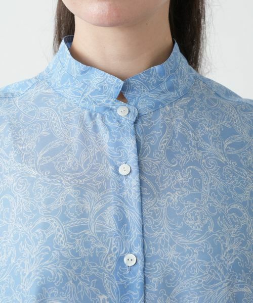 Leilian PLUS HOUSE / レリアンプラスハウス シャツ・ブラウス | 【店舗人気】ペイズリースタンドカラーブラウス | 詳細10