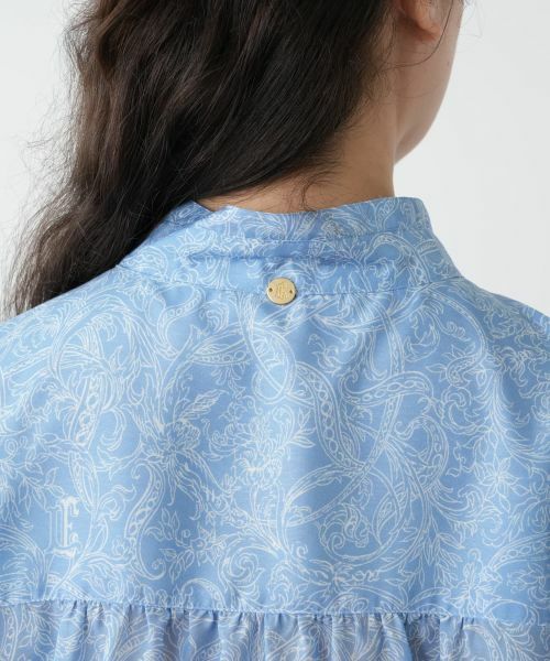Leilian PLUS HOUSE / レリアンプラスハウス シャツ・ブラウス | 【店舗人気】ペイズリースタンドカラーブラウス | 詳細11