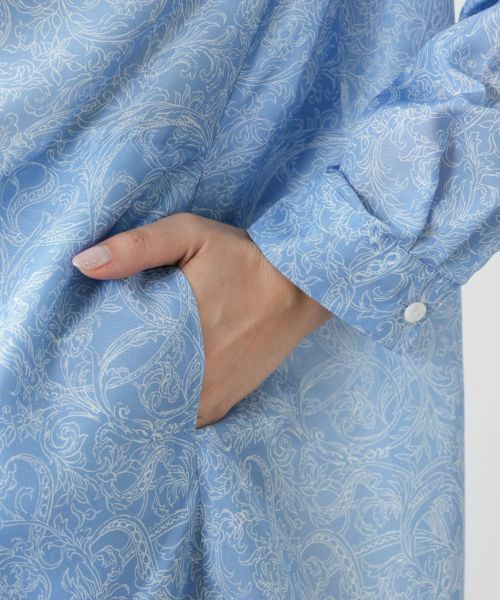 Leilian PLUS HOUSE / レリアンプラスハウス シャツ・ブラウス | 【店舗人気】ペイズリースタンドカラーブラウス | 詳細15