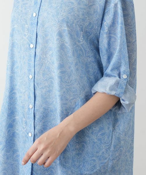 Leilian PLUS HOUSE / レリアンプラスハウス シャツ・ブラウス | 【店舗人気】ペイズリースタンドカラーブラウス | 詳細16