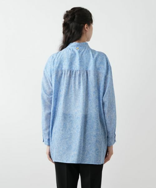 Leilian PLUS HOUSE / レリアンプラスハウス シャツ・ブラウス | 【店舗人気】ペイズリースタンドカラーブラウス | 詳細9