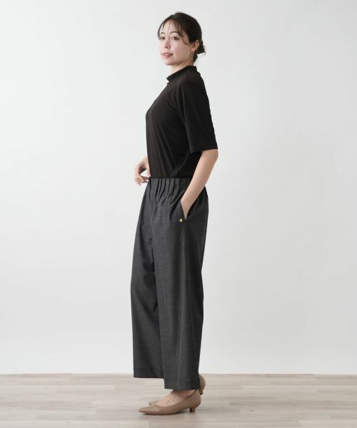 Leilian PLUS HOUSE / レリアンプラスハウス その他パンツ | 【店舗人気】ストレッチガウチョパンツ | 詳細2