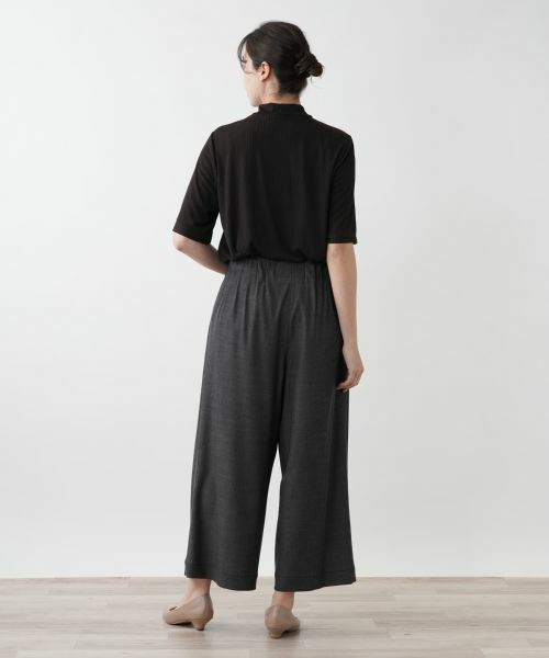 Leilian PLUS HOUSE / レリアンプラスハウス その他パンツ | 【店舗人気】ストレッチガウチョパンツ | 詳細3