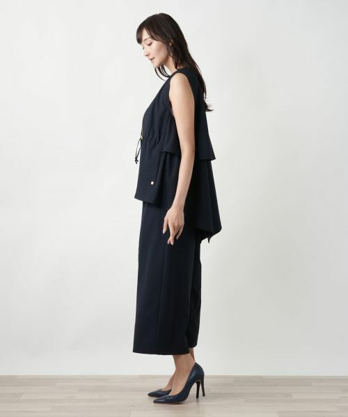 Leilian PLUS HOUSE / レリアンプラスハウス テーラードジャケット | 【店舗人気】レイヤード風ジップベスト | 詳細2