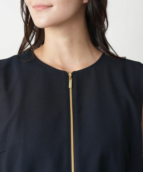 Leilian PLUS HOUSE / レリアンプラスハウス テーラードジャケット | 【店舗人気】レイヤード風ジップベスト | 詳細7