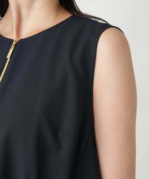 Leilian PLUS HOUSE / レリアンプラスハウス テーラードジャケット | 【店舗人気】レイヤード風ジップベスト | 詳細9