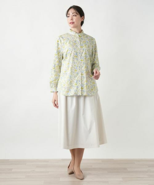 Leilian PLUS HOUSE / レリアンプラスハウス シャツ・ブラウス | 【店舗人気】リバティプリントブラウス【Liberty】 | 詳細1