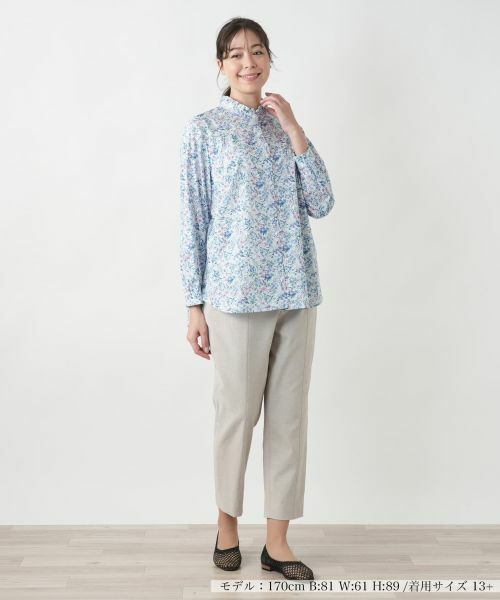 Leilian PLUS HOUSE / レリアンプラスハウス シャツ・ブラウス | 【店舗人気】リバティプリントブラウス【Liberty】 | 詳細4