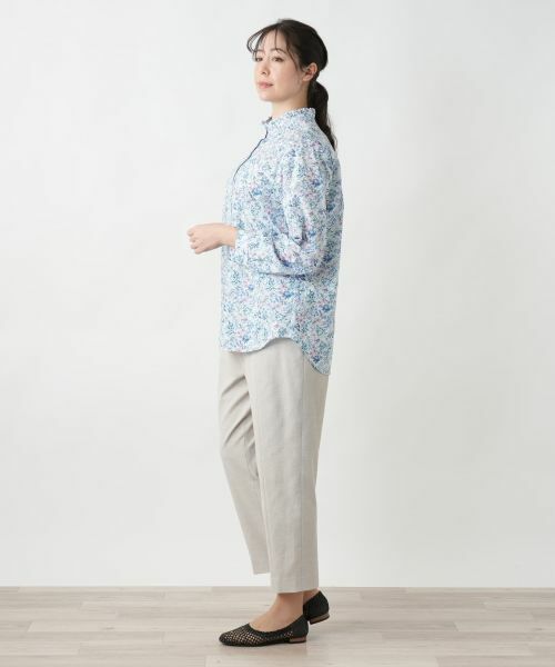 Leilian PLUS HOUSE / レリアンプラスハウス シャツ・ブラウス | 【店舗人気】リバティプリントブラウス【Liberty】 | 詳細5
