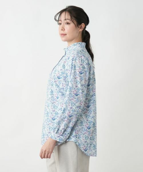 Leilian PLUS HOUSE / レリアンプラスハウス シャツ・ブラウス | 【店舗人気】リバティプリントブラウス【Liberty】 | 詳細8