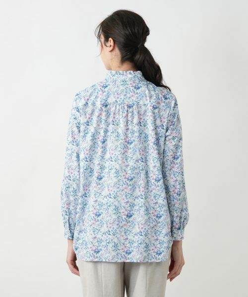 Leilian PLUS HOUSE / レリアンプラスハウス シャツ・ブラウス | 【店舗人気】リバティプリントブラウス【Liberty】 | 詳細9