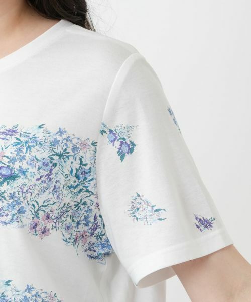 Leilian PLUS HOUSE / レリアンプラスハウス カットソー | 【店舗人気】プリントクルーネックカットソー | 詳細12