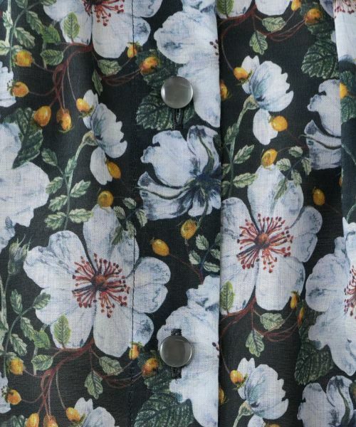 Leilian PLUS HOUSE / レリアンプラスハウス シャツ・ブラウス | プリントバンドカラーブラウス | 詳細11