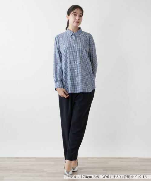 Leilian PLUS HOUSE / レリアンプラスハウス シャツ・ブラウス | 【店舗人気】チェックブラウス | 詳細1