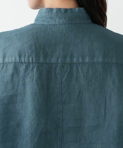 Leilian PLUS HOUSE / レリアンプラスハウス シャツ・ブラウス | 刺繍バンドカラーブラウス【ROSSO35】 | 詳細11