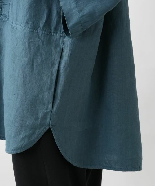 Leilian PLUS HOUSE / レリアンプラスハウス シャツ・ブラウス | 刺繍比翼ブラウス【ROSSO35】 | 詳細15