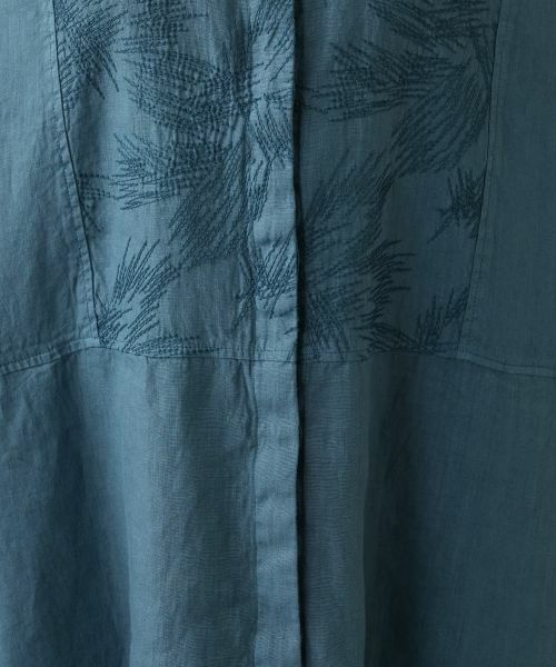 Leilian PLUS HOUSE / レリアンプラスハウス シャツ・ブラウス | 刺繍比翼ブラウス【ROSSO35】 | 詳細17