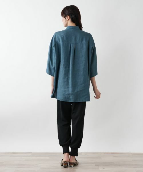 Leilian PLUS HOUSE / レリアンプラスハウス シャツ・ブラウス | 刺繍比翼ブラウス【ROSSO35】 | 詳細6