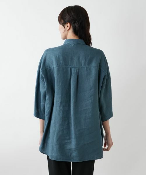 Leilian PLUS HOUSE / レリアンプラスハウス シャツ・ブラウス | 刺繍比翼ブラウス【ROSSO35】 | 詳細9