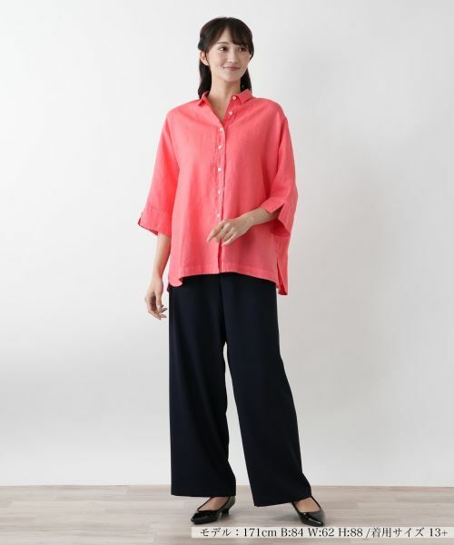 Leilian PLUS HOUSE / レリアンプラスハウス シャツ・ブラウス | 【店舗人気】ボクシードルマンブラウス【ROSSO35】 | 詳細1