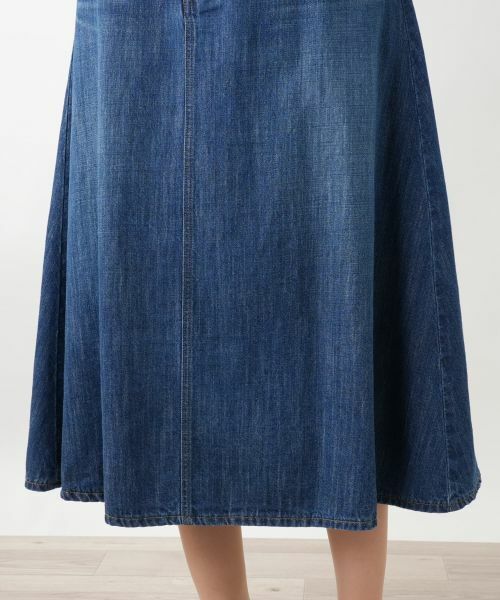 Leilian PLUS HOUSE / レリアンプラスハウス ミニ・ひざ丈スカート | 【店舗人気】デニムフレアスカート【L JEANS】 | 詳細12