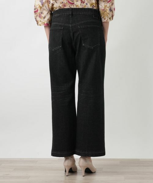 Leilian PLUS HOUSE / レリアンプラスハウス デニムパンツ | 【店舗人気】ブラックデニムパンツ【L JEANS】 | 詳細6