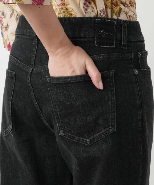 Leilian PLUS HOUSE / レリアンプラスハウス デニムパンツ | 【店舗人気】ブラックデニムパンツ【L JEANS】 | 詳細8
