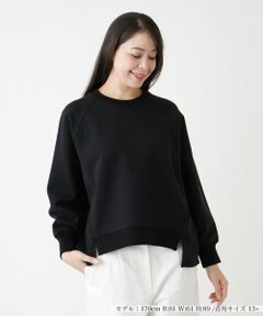 Leilian PLUS HOUSE / レリアンプラスハウス スウェット | 【店舗人気】イレギュラーヘムプルオーバー【プラス企画】