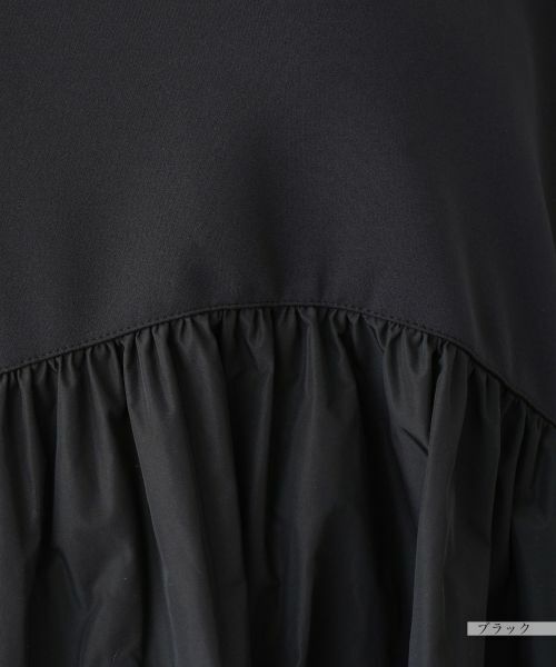 Leilian PLUS HOUSE / レリアンプラスハウス ドレス | 異素材切替ワンピース【プラス企画】 | 詳細14