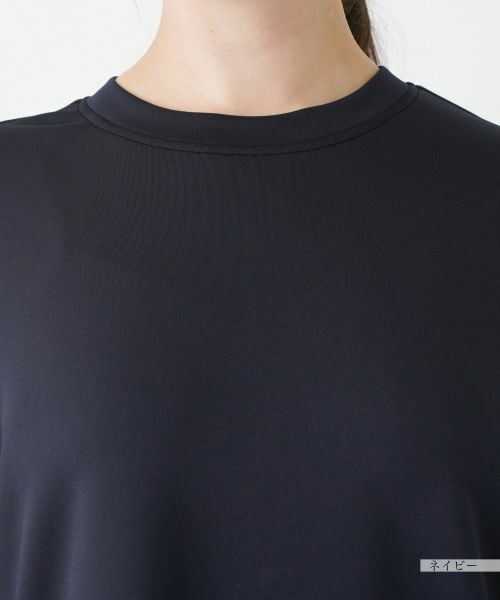 Leilian PLUS HOUSE / レリアンプラスハウス ドレス | 【店舗人気】異素材切替フレアワンピース【プラス企画】 | 詳細10