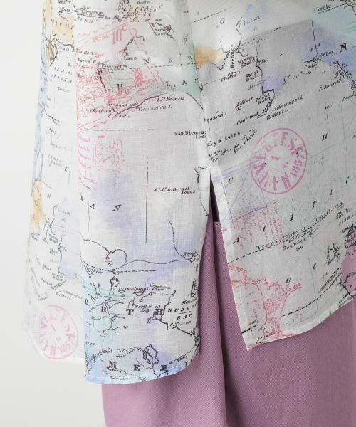 Leilian PLUS HOUSE / レリアンプラスハウス シャツ・ブラウス | 【店舗人気】プリントフリルブラウス | 詳細10